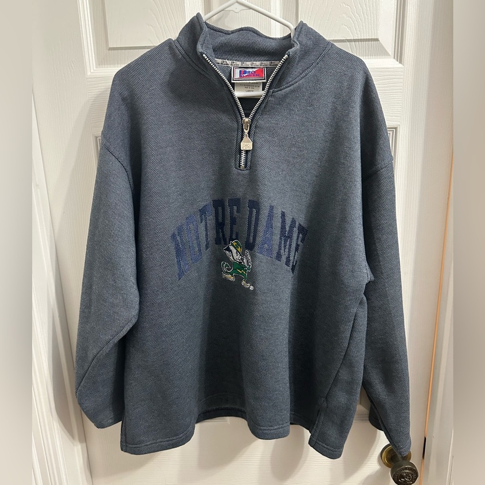 Notre Dame Fighting Irish Pullover Size Large